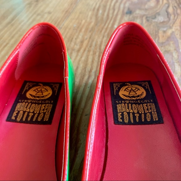 Strangecvlt LYDIA POISON APPLE Green Patent Flats - Picture 7 of 8